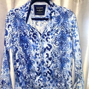 Funky Print Tailored Dress Shirt